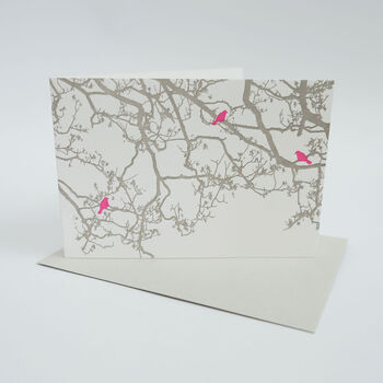 Birds On Branches Greeting Cards, 2 of 9