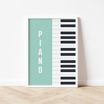 Piano Print | Instrument Music Poster, 3 of 12