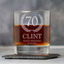 Personalised Birthday Crest Glass Tumbler, thumbnail 6 of 8