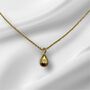 Guiding Star Teardrop 18ct Gold Plated Necklace, thumbnail 1 of 2