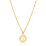 18ct Gold Plated First Communion Halo Necklace – Christening Or First Holy Communion Gift, thumbnail 2 of 4