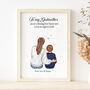 Personalised Godmother Gift Print From Child, thumbnail 1 of 5
