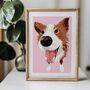 Border Collie Art Print | Pet Portrait, thumbnail 8 of 12