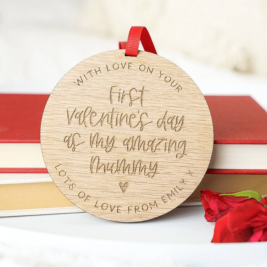 'First Valentine's As My Mummy' Personalised Gift By Here's To Us