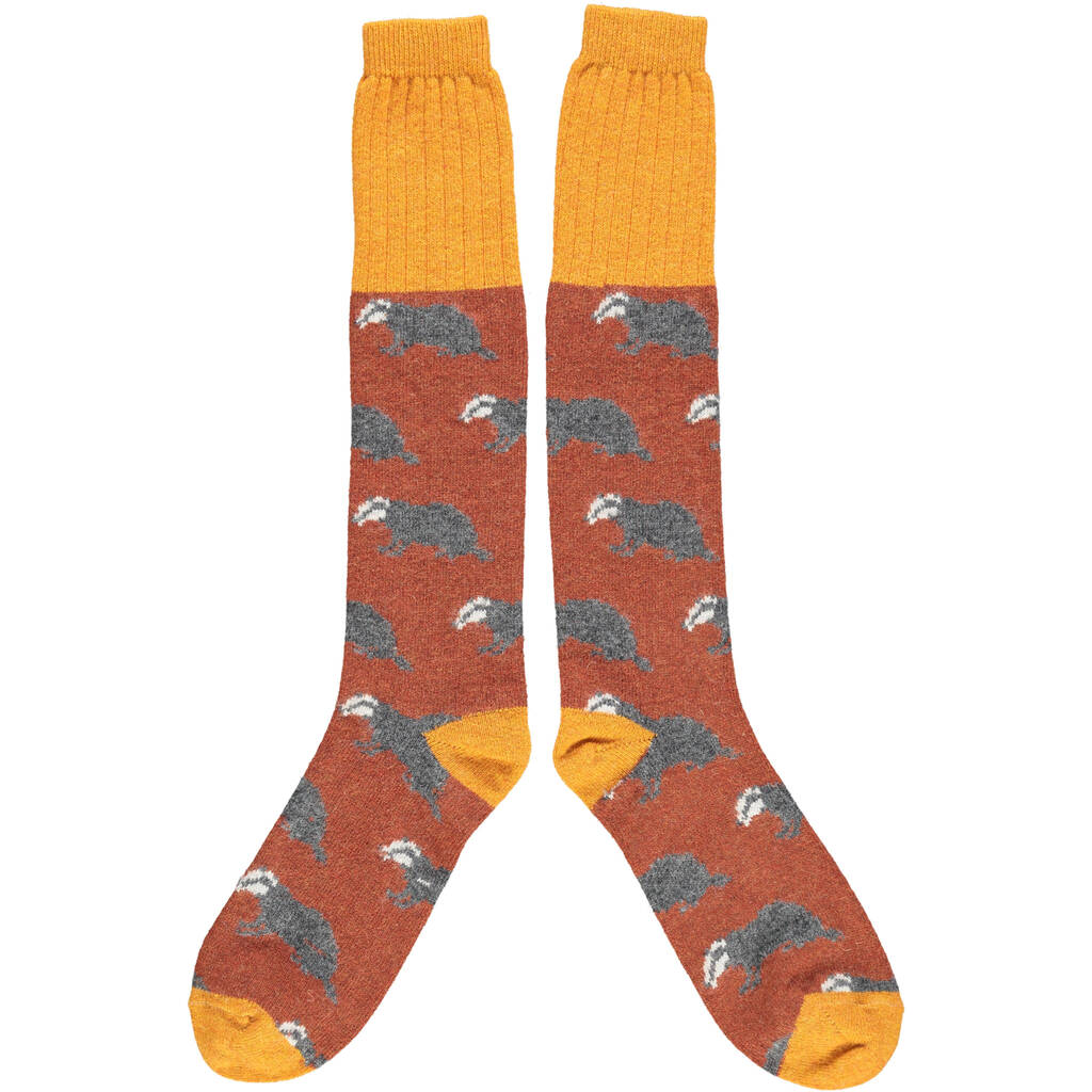 Men's Soft Lambswool Knee Socks By catherine tough | notonthehighstreet.com