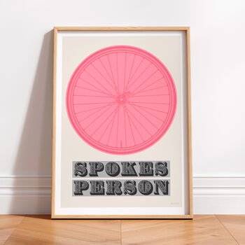 Cycling Poster Retro Bicycle Wall Art, Gift For Cyclist, 6 of 10