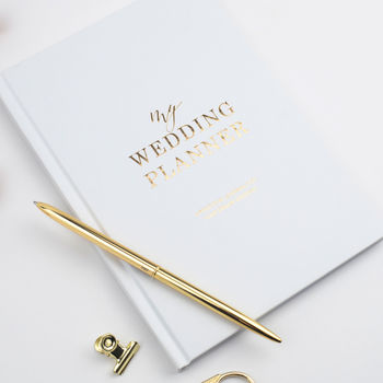 Gold Foil Wedding Planner | Engagement Gift, 11 of 12