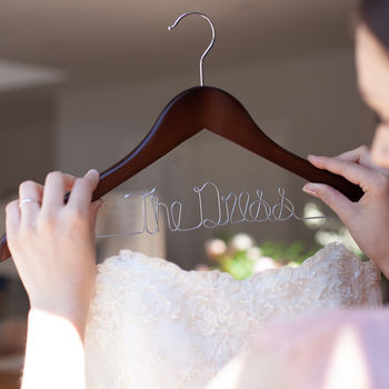Personalised Wedding Dress Hanger, 3 of 12