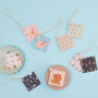 Mint Or Pink Shell Gift Tag Set Of Six, thumbnail 2 of 4