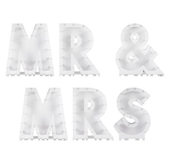 Mr And Mrs Balloon Mosaic Stand, 2 of 2