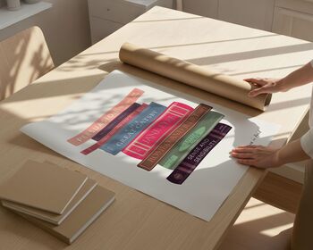 Romance Classics Book Stack Art Print, 4 of 6