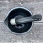 Scandi Home Dark Grey Smooth Pestle And Mortar, thumbnail 3 of 3
