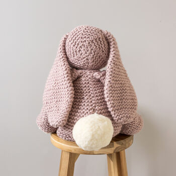 Giant Mabel Bunny Knitting Kit, 3 of 10