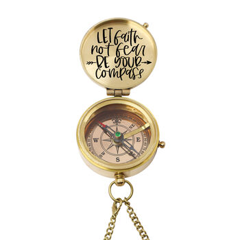 Personalised Graduation Compass Gift With Wooden Box, 8 of 11