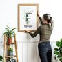 Personalised She Has Fire In Her Soul Eucalyptus Print, thumbnail 4 of 5