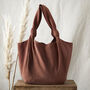 Fair Trade Vegan Comfy Everyday Shoulder Bag Zip Close, thumbnail 6 of 12