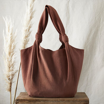 Fair Trade Vegan Comfy Everyday Shoulder Bag Zip Close, 6 of 12
