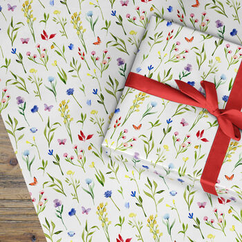 Butterfly Gift Wrapping Paper Roll Or Folded, 3 of 3