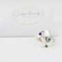 Sterling Silver Birthstone Toe Ring, thumbnail 2 of 8