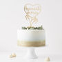Personalised Palm Tree Wedding Cake Topper, thumbnail 2 of 5