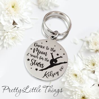 Dancer Keyring With Personalisation, 2 of 2