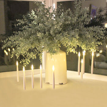 Floating LED White Magic Candles, 2 of 5