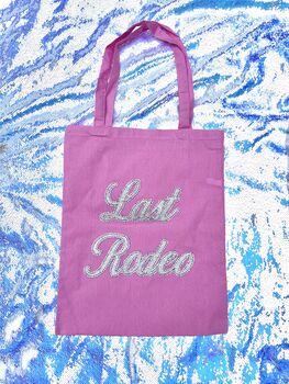 Personalised Rhinestone Tote Bag, 3 of 3