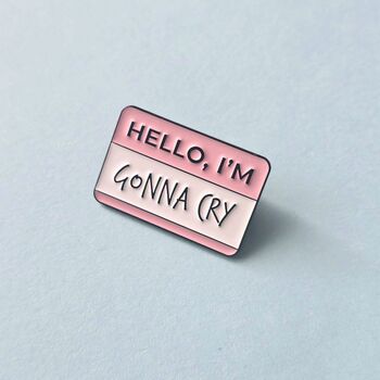 Mood Name Label Enamel Pin Badge, 3 of 8