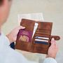 Personalised Leather Travel Wallet, thumbnail 1 of 11