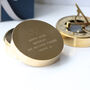 Personalised Nautical Sundial Compass, thumbnail 2 of 3