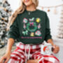 Holiday Favourite Things Jumper Cozy Christmas Sweatshirt For Women, thumbnail 4 of 7