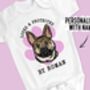 German Shepherd Baby Onesie, thumbnail 2 of 6