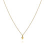 Gold Vermeil Lucette Diamond Necklace, thumbnail 2 of 5