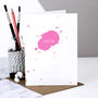 Pink Love You Card, thumbnail 1 of 3