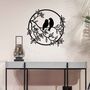 Round Birds On Branch Metal Wall Art, Home Decor, thumbnail 5 of 12