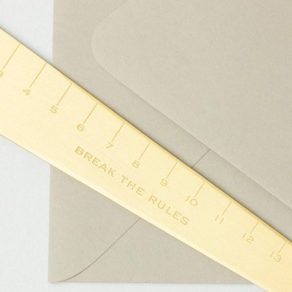 Brass Ruled Letter Opener By Oh So Cherished