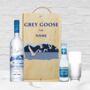 Personalised Grey Goose Vodka Gift Set With Lemonade And Rocks Glass 40% Abv, thumbnail 1 of 5