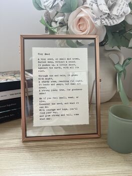 A6 Personalised Custom 1930's Typewriter Print, 2 of 5