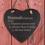 Personalised Definition Slate Hanging Sign, thumbnail 1 of 4