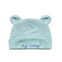 Soft Newborn Hat In Blue, thumbnail 2 of 4