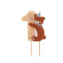 1st Birthday Teddy Bear Number One Birthday Candle, thumbnail 1 of 3