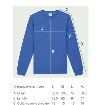 Open Mind Blue Surf Sweatshirt, 6 of 6