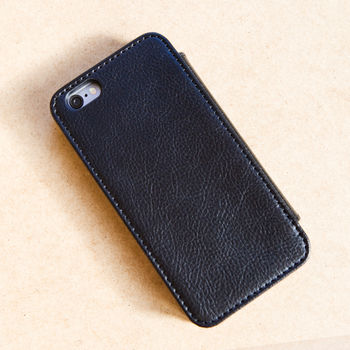 Inky Kitten Faux Leather Phone Case With Card Slots, 7 of 9
