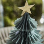 Green Paper Christmas Tree Decorations, thumbnail 3 of 4