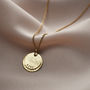 Personalised Hammered Family Disc Necklace, thumbnail 5 of 12