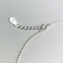 Sterling Silver Daisy Chain Anklet, thumbnail 3 of 6