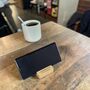 Personalised Wooden Phone Holder For Dad, thumbnail 1 of 7