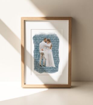 Personalised Watercolour First Dance Wedding Print, 3 of 4