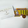 Bespoke Wedding Favour Scratch Card Holder Lotto Ticket Wallet, thumbnail 6 of 10