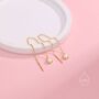 Tiny White Opal Coin Ear Threader Earrings, thumbnail 5 of 9